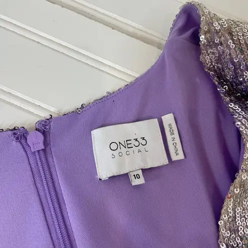 NWOT ONE33 SOCIAL Women’s Sequin Coat Dress Size 10