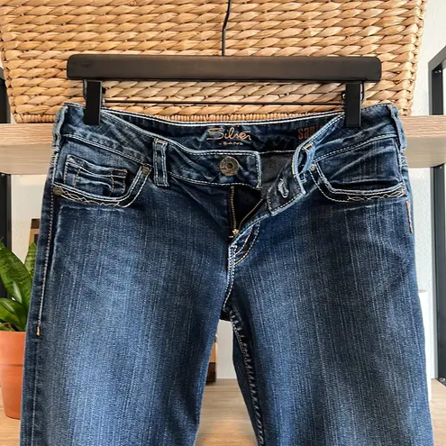 Silver Jeans Low-Rise Santorini Cropped Ankle Jeans, 29