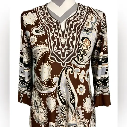 Tiana B . Boho Sheath Dress - Size S