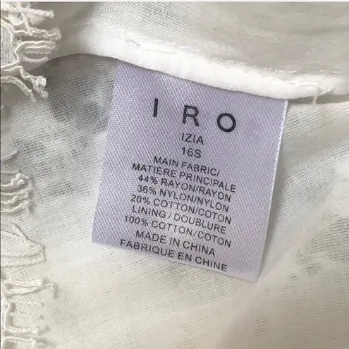 IRO | Izia Pleated Lace Knit Overlay Skirt