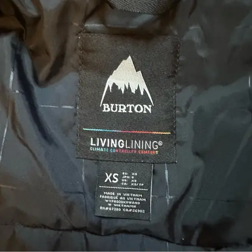 Burton Jet Set Jacket size xs women’s ski snowboard coat black grey