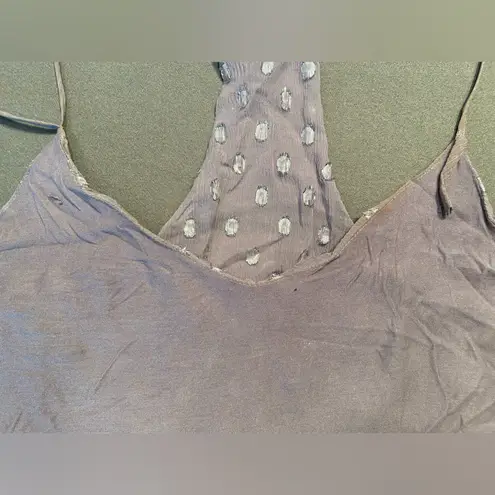 Ella Moss Size Medium, Sparkle Dot Tank, spaghetti straps