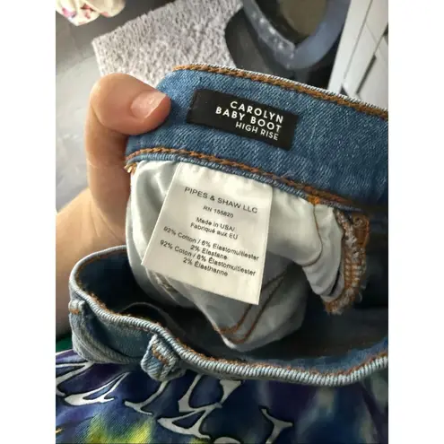 Veronica Beard Women’s 24 Carolyn Baby Boot Jeans Denim