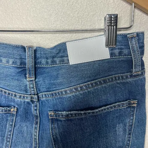 Pistola High Rise Distressed Button Fly Boyfriend Jeans Size 28