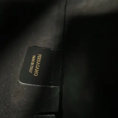 Salvatore Ferragamo Ferragamo Charming Medium Leather Tote Bag in Black, New with Tag