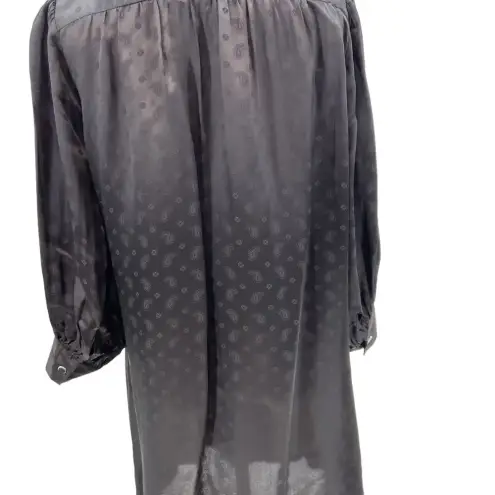 The Kooples  Delicate‎ Paisley Shirtdress Patterned Black Size 1 US Small / 4