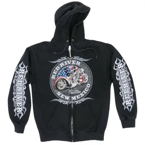 Motorcycle Rally USA Double Sided Graphic Jacket