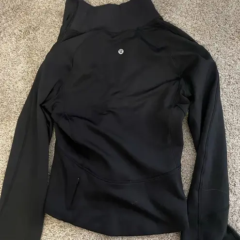 Lululemon Black  pullover zip up size 2