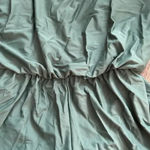 Ellen Tracy Women’s One piece swimsuit Romper Size 12 Sage Green