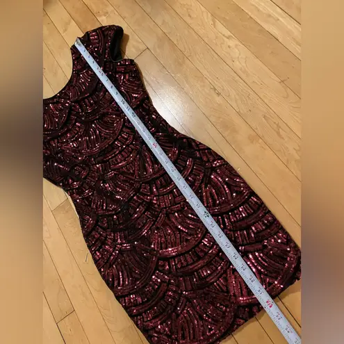 Dress the Population Tabitha Wine Dress