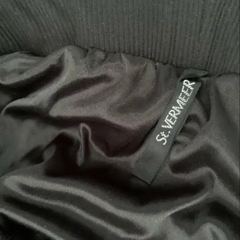 ST. VERMEER Black Embossed “Silky” Skirt size: S