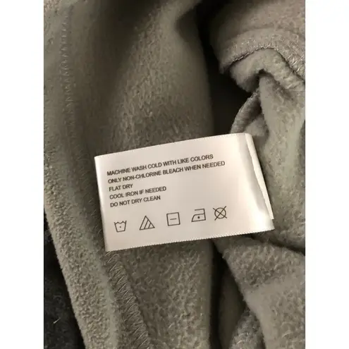 Port Authority Women Soft Fleece Jacket Gray Small Full Zipper Front High Neck