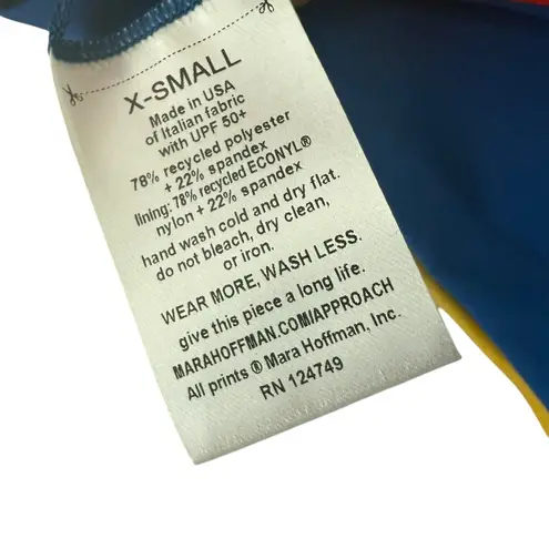 Mara Hoffman Kay Cheeky Colorblock Multicolor Bikini Bottoms XS