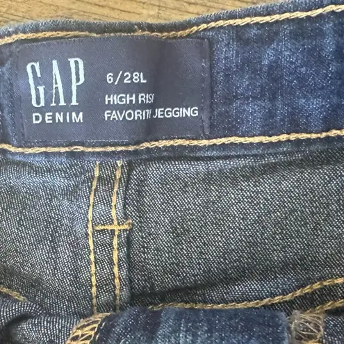 Gap High Rise Favorite jeggings stretch Jeans Womens size 6 28L