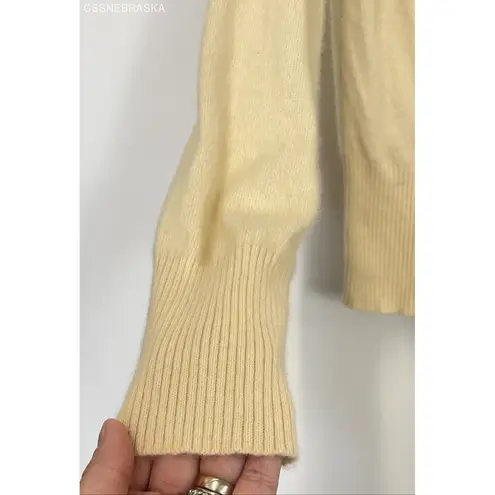 APT.9 Yellow 100% CASHMERE CARDIGAN