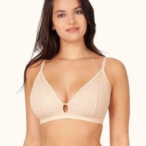 LIVELY Palm Lace Busty Bralette Tan Size undefined