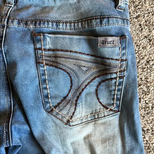 Cruel Girl Blue Boot Cut Jeans Classic Style