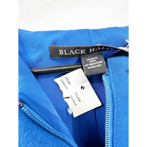 Black Halo Holland Sheath Dress in Cobalt Shoreline Blue Size 2 NEW