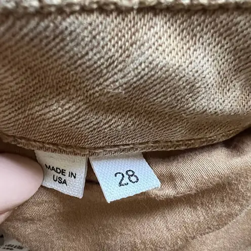 Helmut Lang Tan Light Brown Skinny Jeans USA Made Size 28