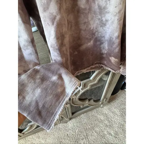 ATM Anthony Thomas Melillo Purple Tie Dye Crewneck Sweater Size Small