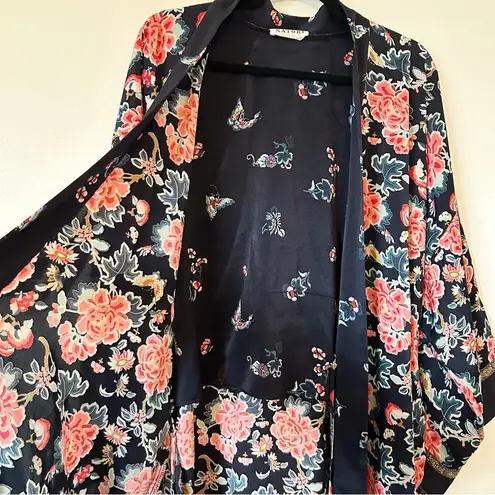 Natori Floral Long Duster Robe M