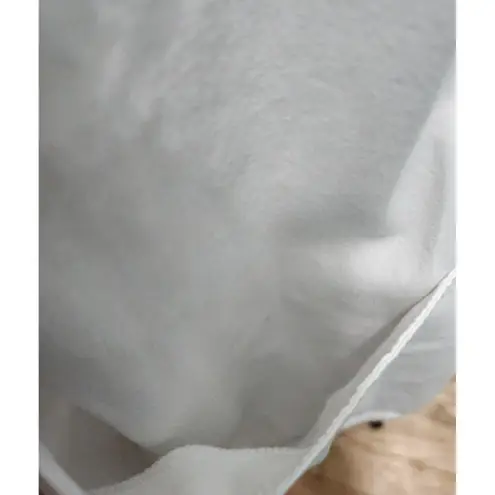 d&co denim company white button down long sleeve shirt women's size L Size L