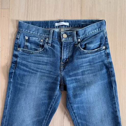 Red Card Anniversary 25th Low Rise Skinny Jeans Slim Fit Blue Denim Size 23