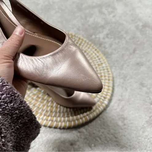 Donald J. Pliner Women’s Rimma Leather Slingback Heels Shoes in Blush Pink 11