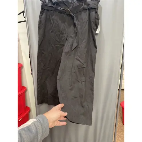 Fever Wide Leg Capri With Belt Size L (b32) Retail $69 Size L