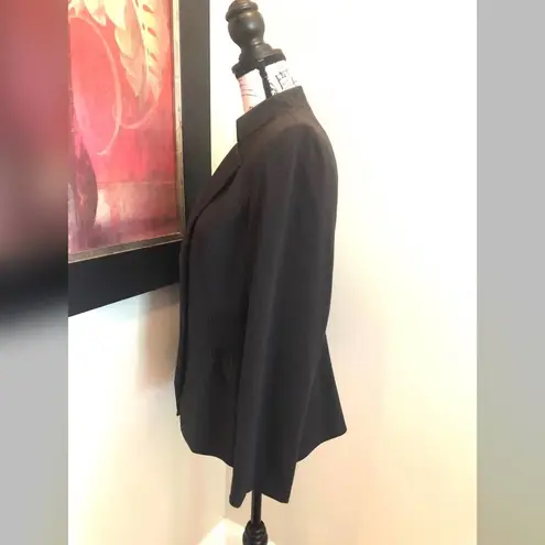 Tahari ASL Suit Jacket Blazer Black Size 10P petite peplum Workwear formal