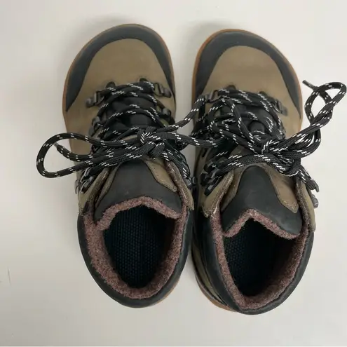 Be Lenka Boots Ranger 2.0 Barefoot Sneakers Ankle Water Resistant Army Green Black Size 5