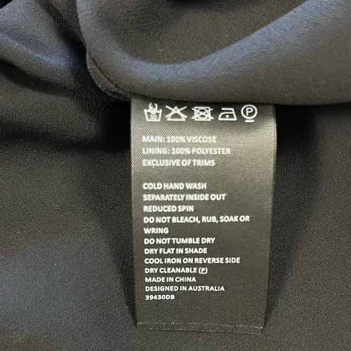 Bardot Black Shiny Polka Dot Off The Shoulder Mini Dress Size 4