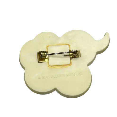 Hallmark Vintage 1982 “Ho Ho Ho!” Christmas Pin – Retro Holiday Brooch