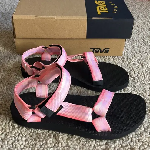 Teva nib //  tie dye original universal sandals