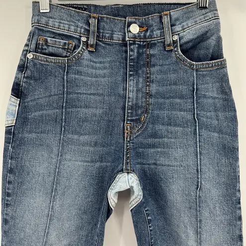 Revice Denim Revice Venus Crop Star Jeans Stargazer Medium Wash Blue Denim Women’s Size 26