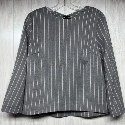 FRNCH Gray Boxy 3/4 Sleeve Blouse