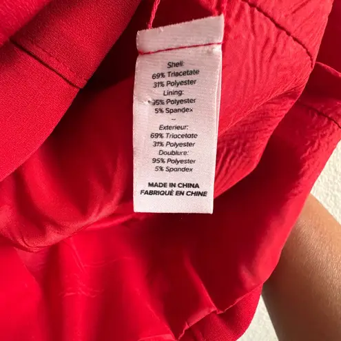 Cinq à Sept Kimberlin Ruffle Cascade Red Dress Size 4