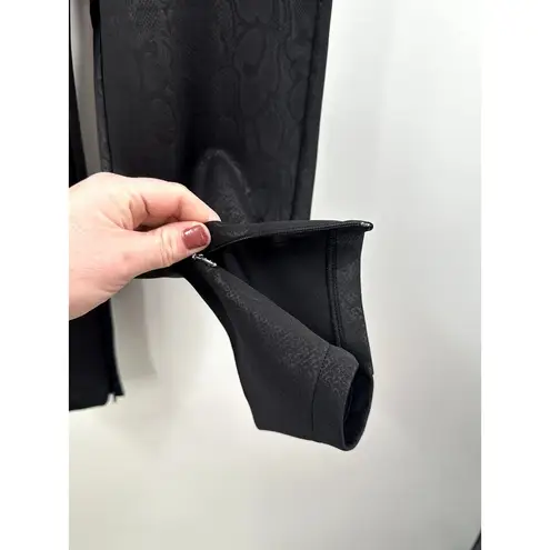 Soft Surroundings Black Pull On Snake Skin Print Legging Pant Size Extra Large