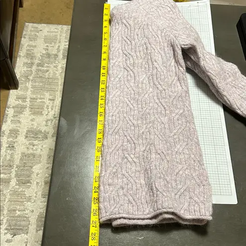 Westport Sweater Women Medium Purple Pink Cable knit Y2K Cowl Tunic Gilmore