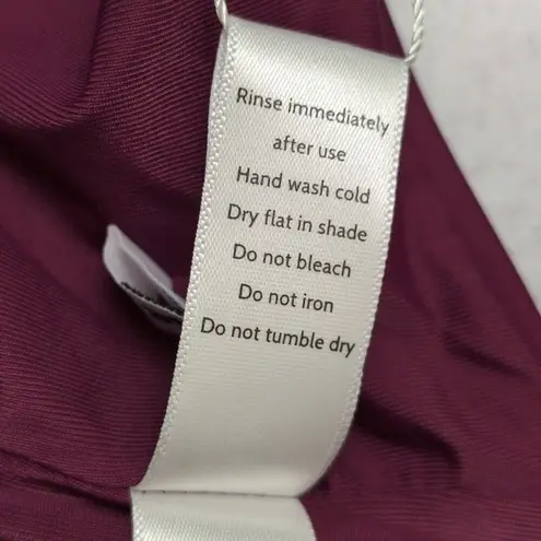 ANDIE Canary Tank Top Tankini Plum Purple Swimwear Bathing Suit Underwire S New