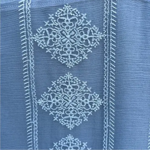 EUC Sundance Twilight Embroidered
Chiffon Shift Dress Size Large