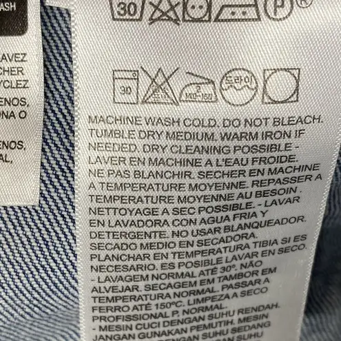 Levi's  Mens‎ Classic Denim Stonewash Trucker Jean Button Down Jacket Sz Small