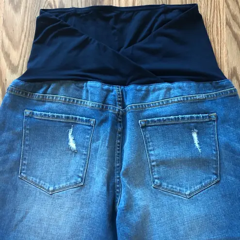 Ingrid And Isabel Maternity Mia Boyfriend Jeans 32