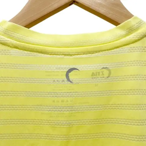 Zyia NWT  Active Lemon Nimbus Brighter Tank Quick Dry Muscle Tee Size Medium NEW