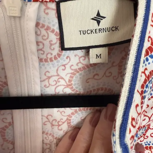 Tuckernuck NWT Cotton Indre Bell Sleeve Mini Dress in Firecracker Boho Swirl.