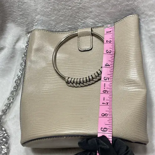 Brand new collection 18 bag with strap NWOT Tan