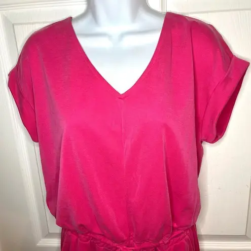 Red Dress Boutique Ces Femme Flirt With Fun Hot Pink Jumpsuit M NWOT Size M