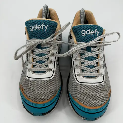 gdefy Gravity Defyer athletic shoes sneakers versatile comfort turquoise gray 10
