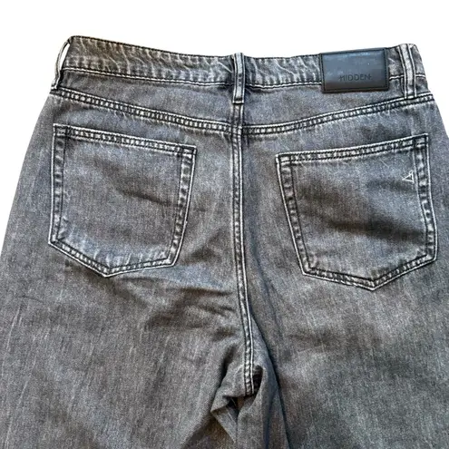 HIDDEN JEANS Logan High Waist Ankle Wide Leg
Dad Jeans, Sz 29 Black