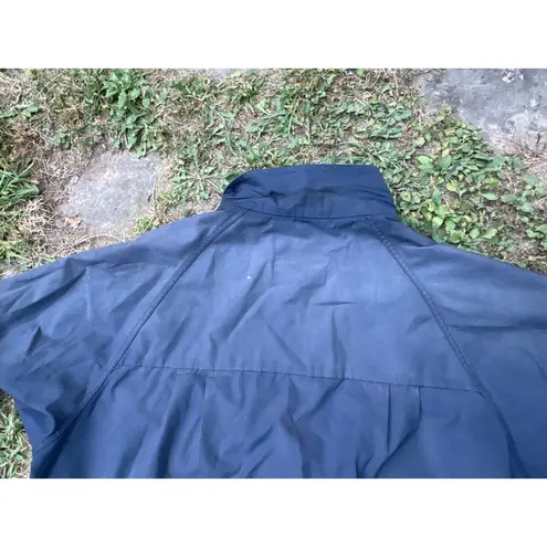 London Fog Vintage Womens Blue Lightweight Jacket Collared Full Zip Size 50 REG